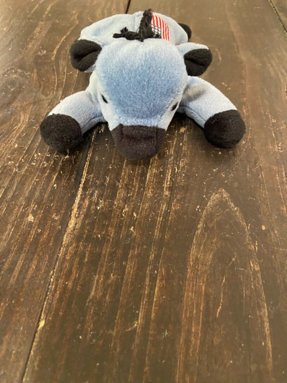 Ty Lefty Beanie Baby Plush Cow Stuffed Animal - Picture 2 of 6